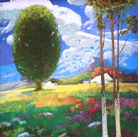 18.Landscape, Пейзаж, Nugzar Kahiani