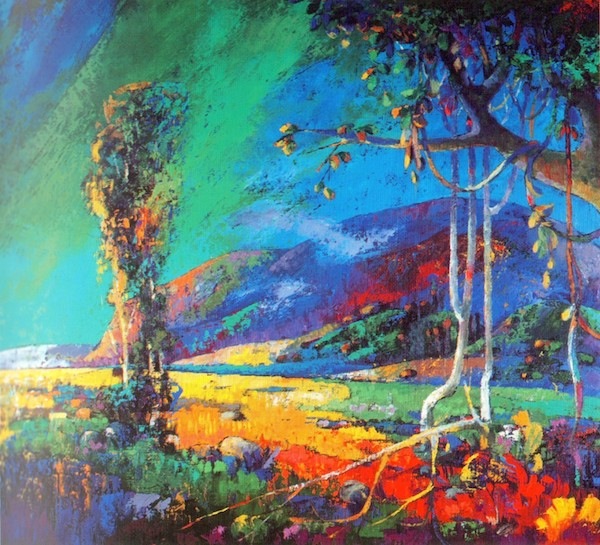 20.Landscape7, oil on canvas, 52x58cm,1999,Nugzar Kahiani