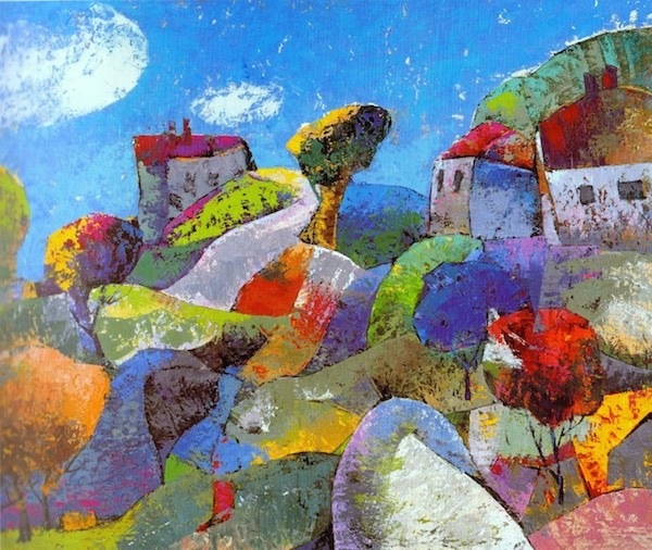 22.Landscape2,oil on canvas, 52x61cm, 1999, Nugzar Kahiani