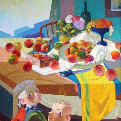 91.Still-life | Натюрморт, canvas,oil,Nugzar Kahiani.jpg